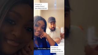 Jackie Appiah and Majid Michel met for the first after Long Breakup 😲😲 [upl. by Aicirtel]