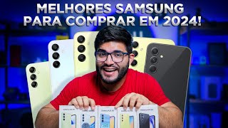 TOP 5 Melhores Smartphones da Samsung para comprar em 2024 Definitivo [upl. by Asseralc741]