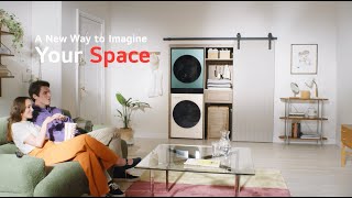 LG Objet WashTower™  A SpaceSaving Laundry Wonder [upl. by Werdna841]