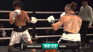 DawoodSAVAGE Vs Krown Singapore Full Fight [upl. by Jaan584]