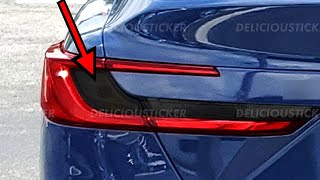 Tail Light Tint Overlay Decals for 2025 Camry [upl. by Purvis]