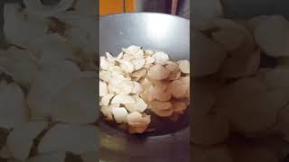 How to Make CrispyCassava Recipe food chips shortsviral shortvideo shortsviral [upl. by Finlay]