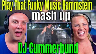 reaction to DJ Cummerbund  Play That Funky Music Rammstein  THE WOLF HUNTERZ REACTIONS [upl. by Nyleikcaj]