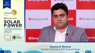 In conversation with Shashank Sharma  Founder amp CEO Sunsure Energy Pvt Ltd [upl. by Stedt372]