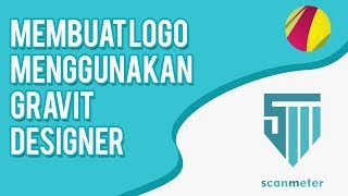 Cara membuat logo menggunakan Gravit Designer 1 [upl. by Idnat]