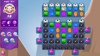 Candy Crush Saga LEVEL 3408 NO BOOSTERS new version🔄✅ [upl. by Enelrae958]