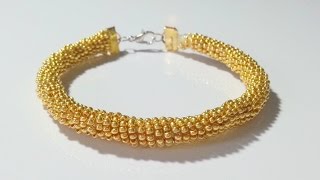 DIY comment faire un bracelet en perles de rocaille [upl. by Soirtimid]