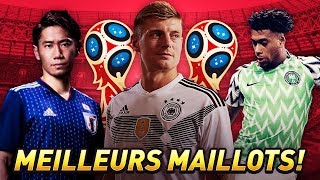 LES PLUS BEAUX MAILLOTS DE LA CDM 2018 [upl. by Annoval799]