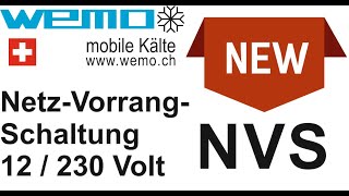 Neue Vorrangschaltung für 12 V Kühlschranke Landanschluss NVS Netzvorrangschaltung 230V Umschaltbox [upl. by Nihi]