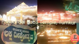 Sai baba Temple Tumkur  Laksha Deepotsava [upl. by Descombes]