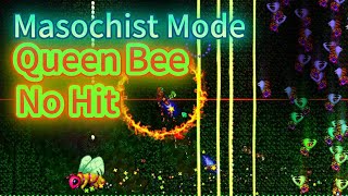 Queen Bee No Hit Terraria Fargos Masochist Mode [upl. by Lenci]