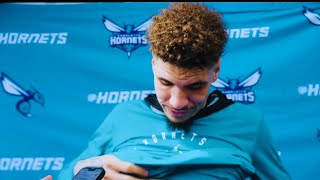 LaMelo Ball is done with the Charlotte Hornet Media Live interview lameloball [upl. by Aniled]