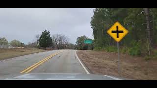 The Driving Channel WashingtonWilkes County To Crawfordville Taliaferro County Georgia [upl. by Eidas]