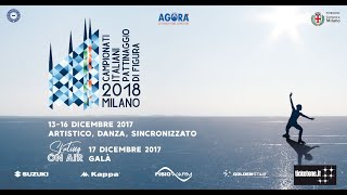 Campionati Italiani Pattinaggio di Figura 2018  14 dicembre 2017 [upl. by Aneela]