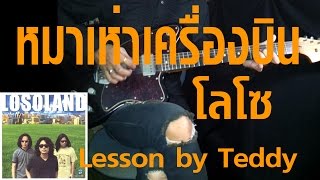 สอน หมาเห่าเครื่องบิน  โลโซ Guitar Lesson by Teddy [upl. by Artamas]