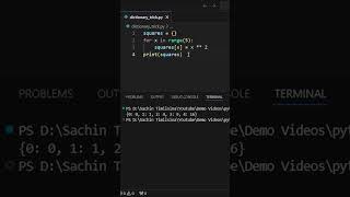 Python Dictionary Trick python coding programming pythontricks learnpython pythonic [upl. by Schrader213]