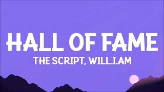 The Script  Hall of Fame Lyrics ft william [upl. by Drofnil]