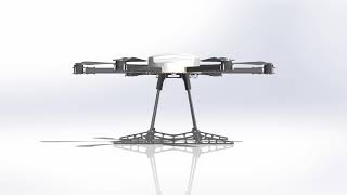 Tethered Drone 360 CAD Model [upl. by Griseldis]