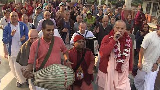 Ecstatic Kirtan at Iskcon New Delhi temple in 4K [upl. by Englebert]