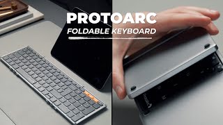 ProtoArc XK01 Keyboard  Foldable Portable and Affordable [upl. by Tegirb]