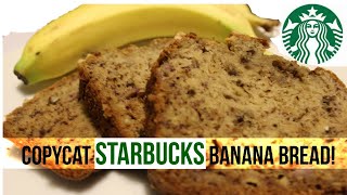 How To Make Starbucks Banana Bread [upl. by Lehar225]