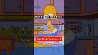 Los Simpson  La casita del horror XXVIII Homero se vuelve canibal [upl. by Giordano]