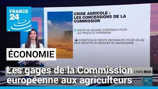 Importations dUkraine et jachères  les gages de la Commission européenne aux agriculteurs [upl. by Bowen225]