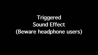 Triggered Sound Effect  Bass Boosted HD SFX [upl. by Lundquist859]