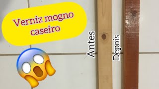 Como fazer verniz caseiro mogno  DIY verniz mogno caseiro [upl. by Spoor]