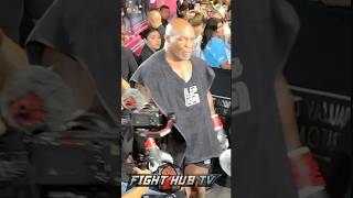 Mike Tyson MENACING ring walk for Jake Paul fight [upl. by Trebmer]