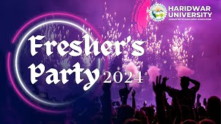 Haridwar University Freshers Party 2024 Extravaganza 🎉 [upl. by Lumbye]