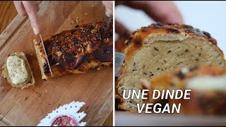 Pour Noël on a testé la recette de la dinde vegan au seitan et on a été surpris [upl. by Ossy]