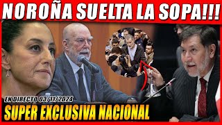 DOMINGAZO NOROÑA SUELTA LA SOPA VAN A MADRUGAR A LA PRESIDENTA DE MEXICO SE LES CAE EL TEATRITO [upl. by Enimsaj377]