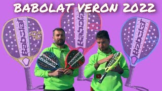 RECENSIONE DI TUTTA LA LINEA VERON DELLA BABOLAT COUNTER AIR E VIPER [upl. by Ahsenauq]