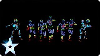 Electro Techno Dance Act  Light Balance  Britains Got Talent 2014 [upl. by Snashall]