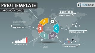 Around a topic  Prezi Template [upl. by Lourie]