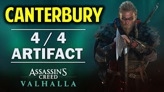 Canterbury All Artifacts Location  AC Valhalla [upl. by Arne269]