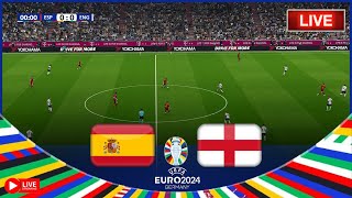 🔴EN VIVO España vs England 🏆 ⚽ Partido EN VIVO hoy • Simulación de videojuego [upl. by Arej661]