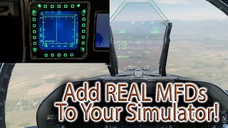 How To Add Real MFDs To Your Simulator DCS MSFS [upl. by Caputto]