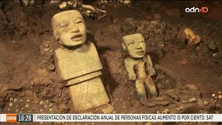 Descubren túnel abajo de pirámides de Teotihuacán [upl. by Ruttger]