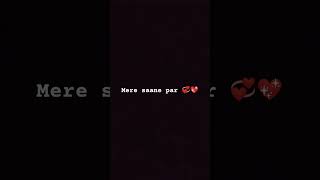 Tu so Jaye 😴🥀  WhatsApp Status  shorts music love song lyricalcover songlyrics [upl. by Gnahk]