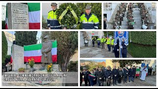 Imperia commemorazione degli alpini caduti nella ritirata di Russia [upl. by Diaz]