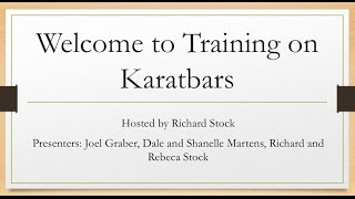 Training For Brand New KaratBars Affiliates [upl. by Devitt]