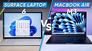 Surface Laptop 6 Vs MacBook Air M3  Shocking Differences [upl. by Dyrraj867]