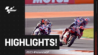 MotoGP™ Race Highlights 🏆🤯  2023 ValenciaGP [upl. by Nnaytsirk321]