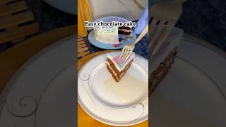 Easy chocolate cake chocolate easyrecipessimplecooking [upl. by Freida]