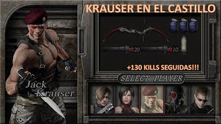 KRAUSER EN EL CASTILLO  RESIDENT EVIL 4 MERCENARIOS [upl. by Hunley]