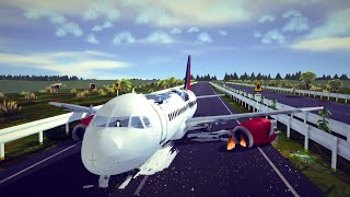 Real Airplane Disasters 7  Besiege [upl. by Aisiram]