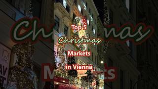 Viennas TOP 5 Christmas Markets You Wont Want to Miss christmas shorts [upl. by Khalid]