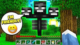 FINDING THE FRIENDLY WITHER IN MINECRAFT [upl. by Salema]